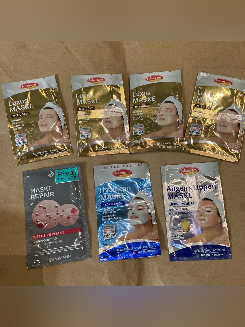7 x Germany face mask